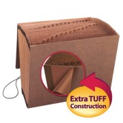 Smead 70367 TUFF Expanding File, Daily (1-31), 31 Pockets, Flap and Elastic Cord Closure, 12
